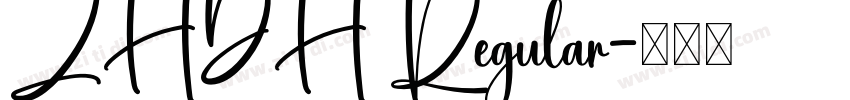 ZHDH Regular字体转换 ZHDH Regular字体转换